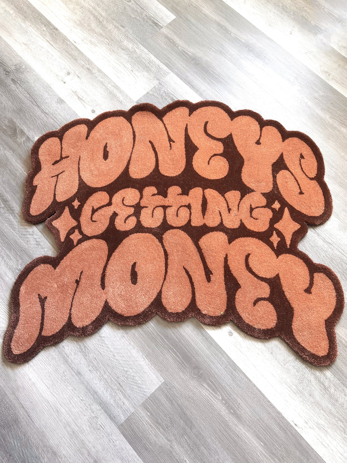BROWN - Honeys Getting Money Rug