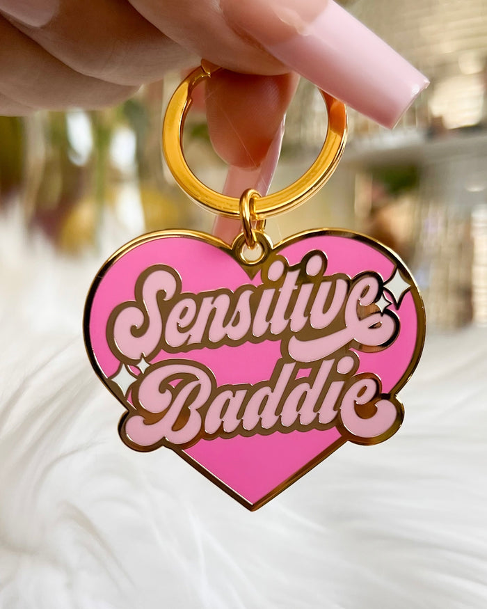 Sensitive Baddie Keychain