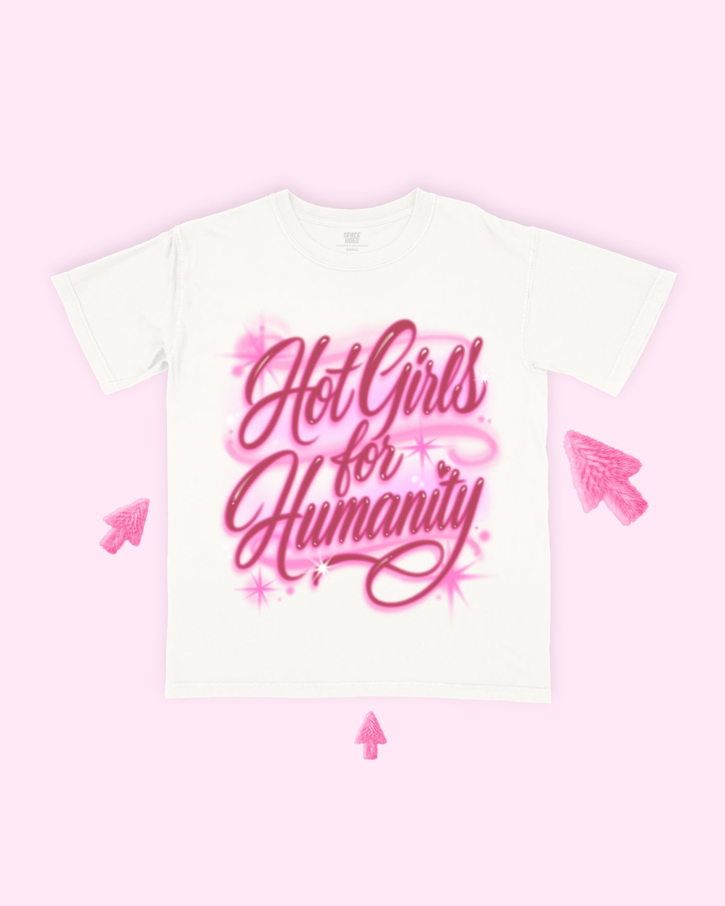 Hot Girls for Humanity Airbrush T-Shirt