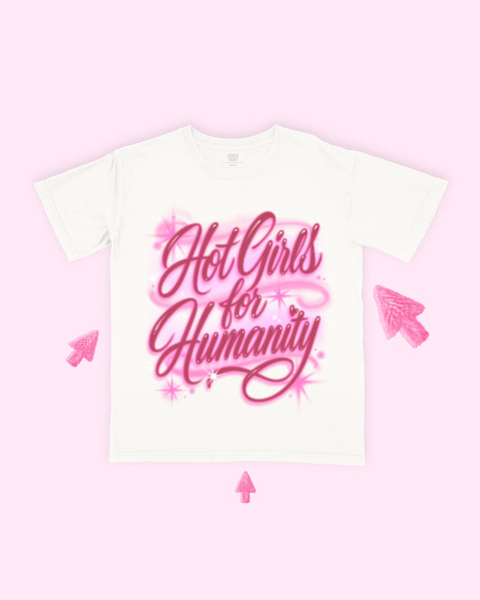 Hot Girls for Humanity Airbrush T-Shirt