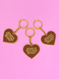 Honeys Getting Money Keychain