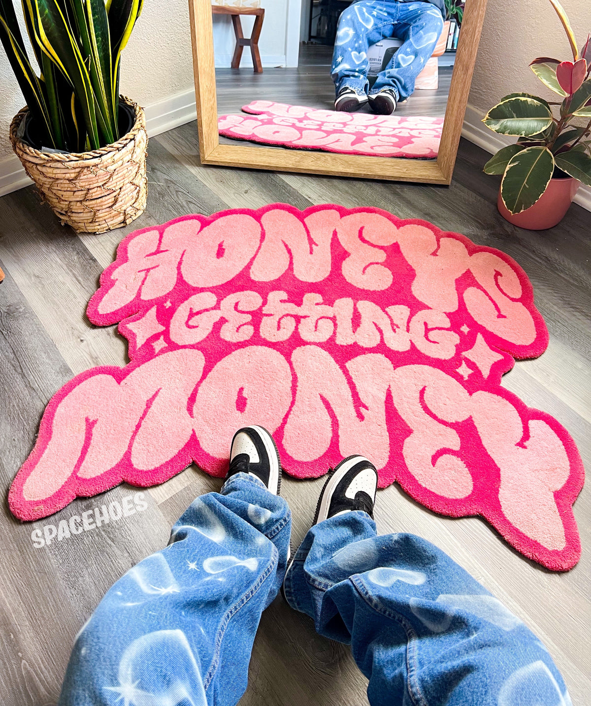 PINK - Honeys Getting Money Rug PRE-ORDER