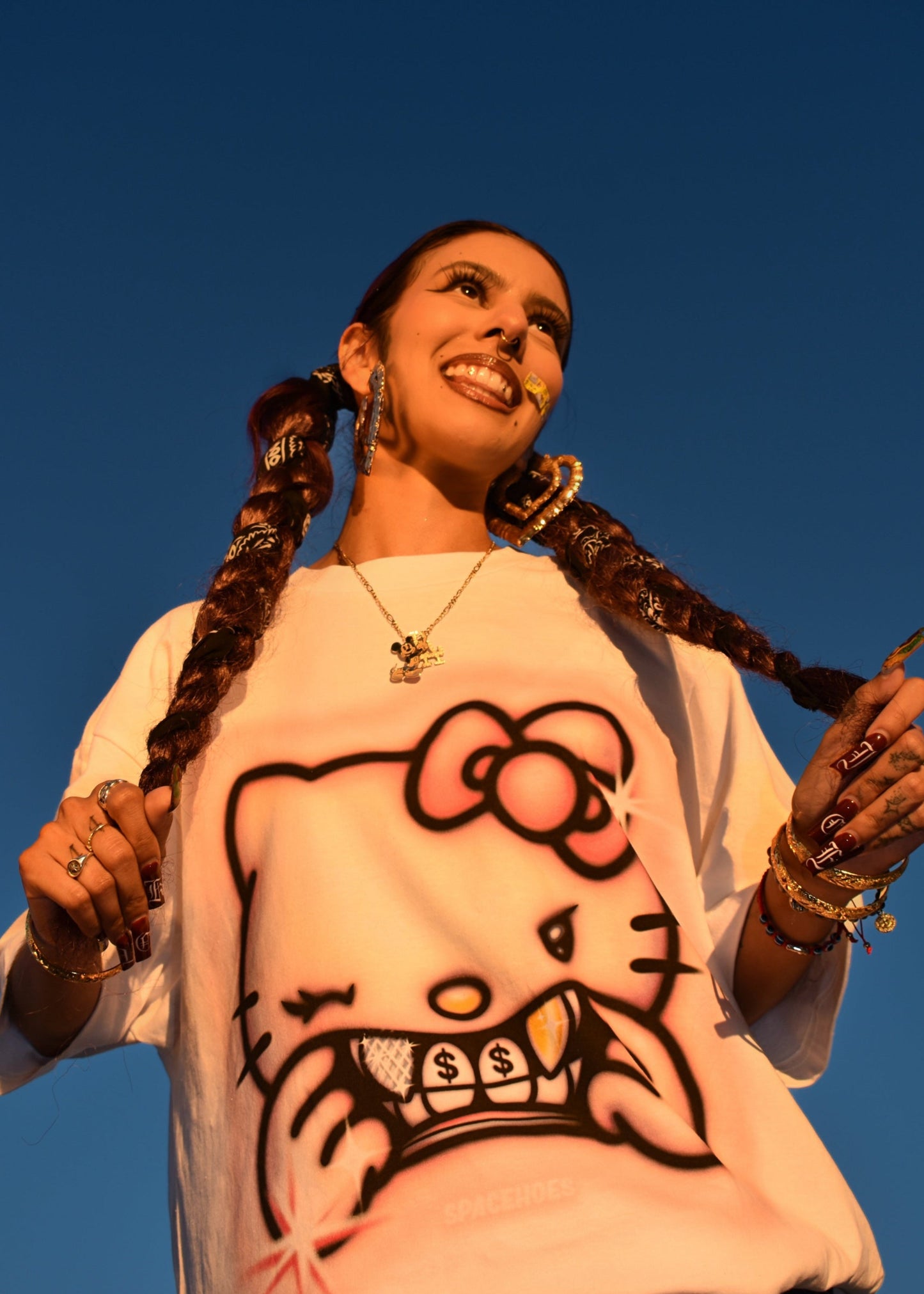 Airbrush Kitty T-Shirt