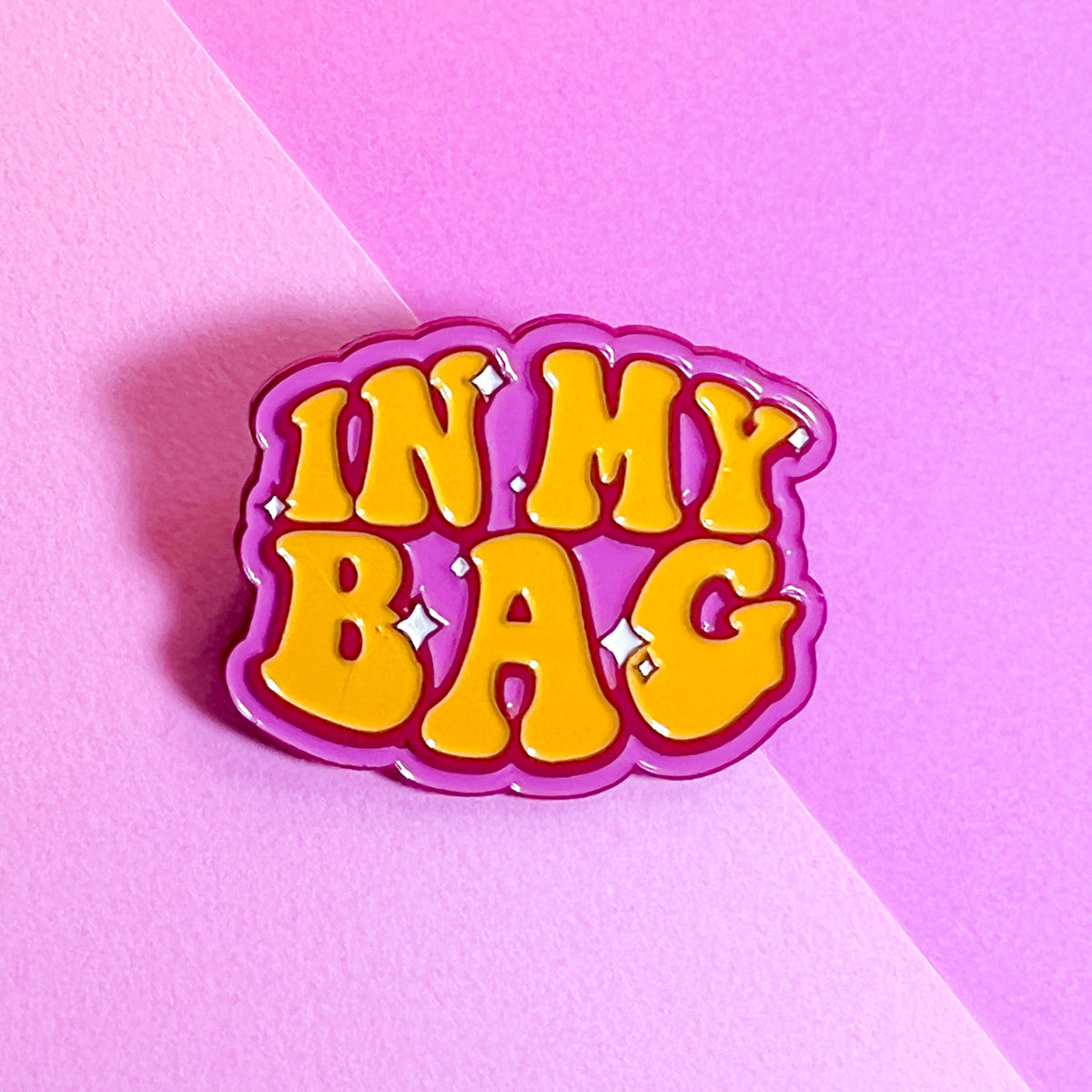 In My Bag Pin - Yellow