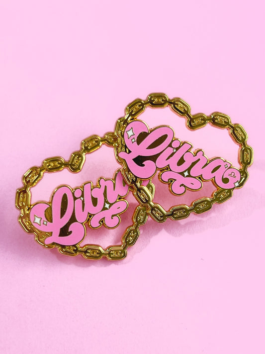 Libra Zodiac Pin