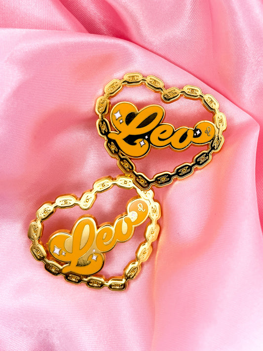 Leo Zodiac Pin