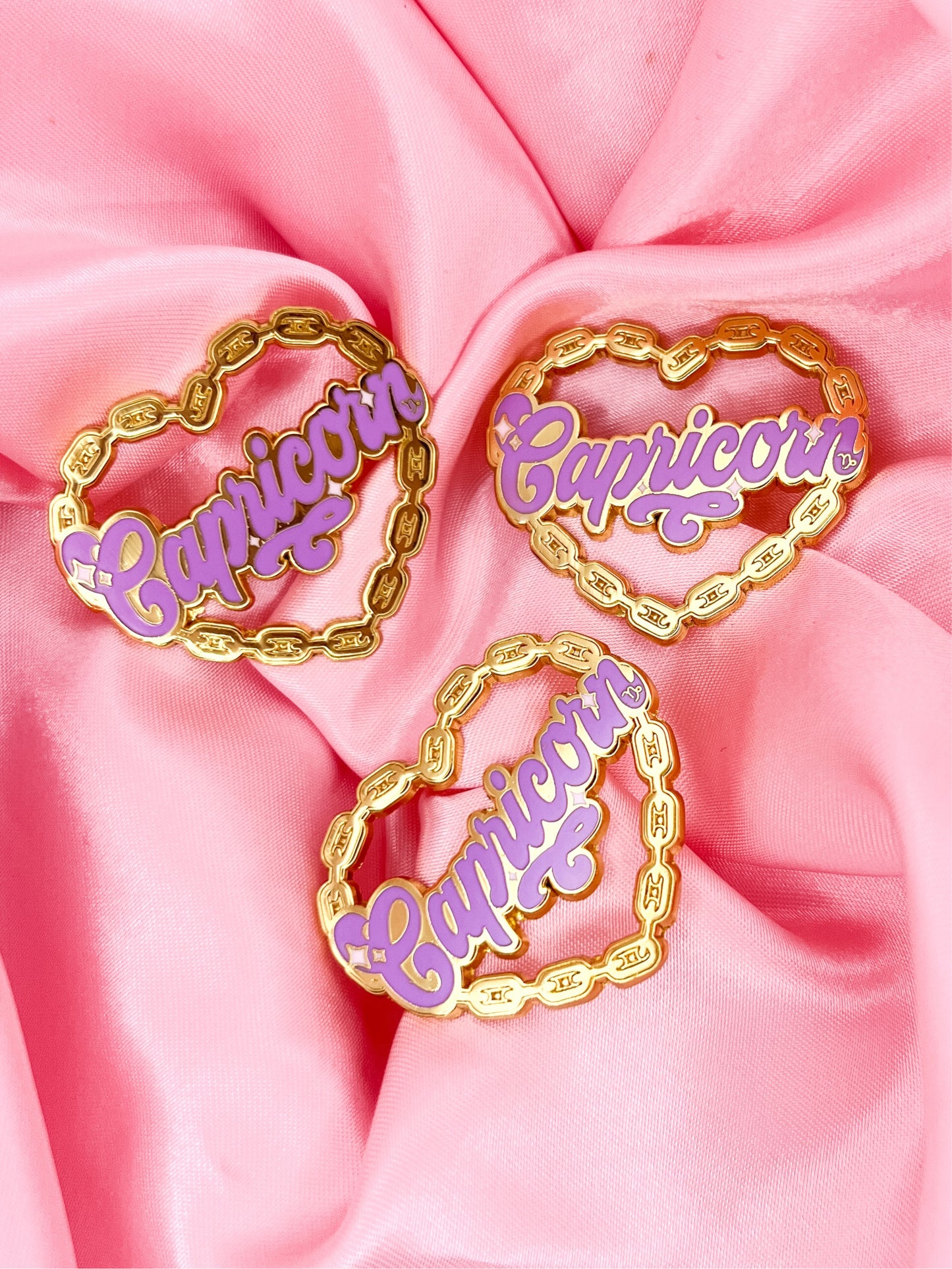 Capricorn Zodiac Pin